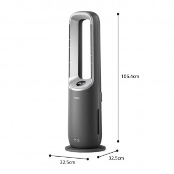 Philips AMF870/15 air purifier 70 m 46 dB 2200 W Silver, Grey
