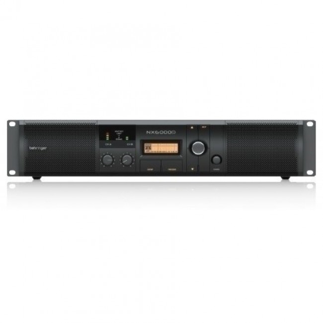 Behringer NX6000D audio amplifier 2.0 channels Home Black Behringer NX6000D audio amplifier 2.0 channels Home Black