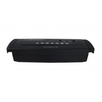 Esperanza EN104 paper shredder Strip shredding 22 cm Black