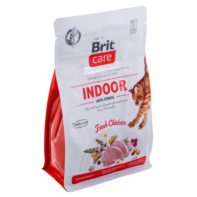 BRIT Care Grain-Free Adult Indoor Anti-Stress - dry cat food - 400 g