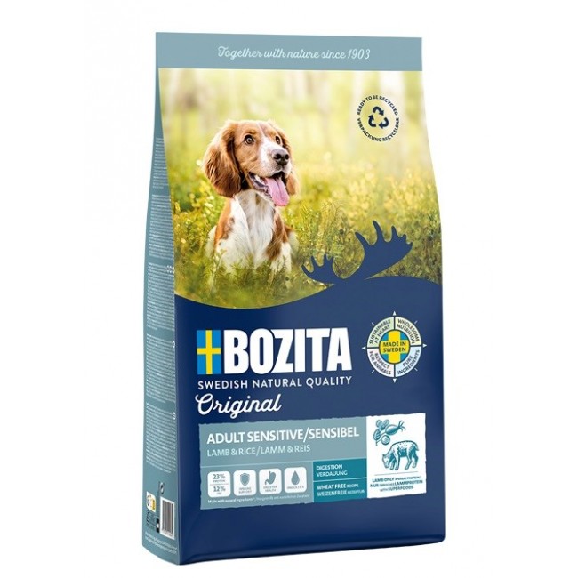 BOZITA Original Sensitive Digestion Lamb and rice - dry dog food - 12kg