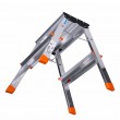 Krause Folding Step Treppy silver Krause Folding Step Treppy silver
