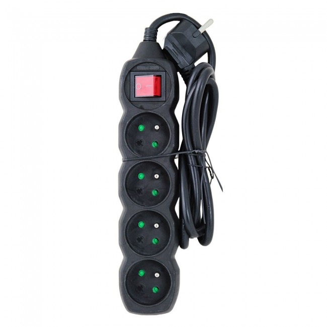 Esperanza ELK212K power extension 1.5 m 4 AC outlet(s) Indoor Black Esperanza ELK212K power extension 1.5 m 4 AC outlet(s) Indoor Black