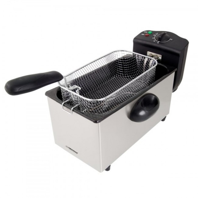 Esperanza FALAFEL Single 3 L Stand-alone 2200 W Deep fryer Black, White Esperanza FALAFEL Single 3 L Stand-alone 2200 W Deep fryer Black, White