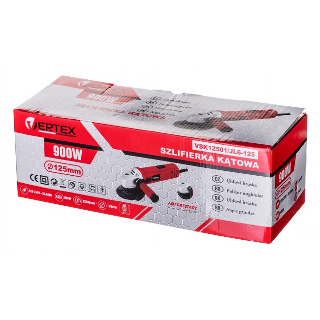 ANGLE GRINDER VERTEX VSK12501 900W ANGLE GRINDER VERTEX VSK12501 900W