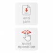 HSM shredstar X13 document shredder, 4 x 37 mm + separate CD-cutting mechanism