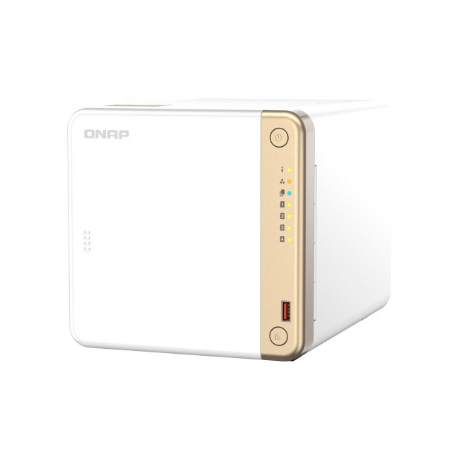 QNAP TS-462-4G NAS/storage server Tower Intel Celeron N4505 4 GB DDR4 0 TB QNAP QTS White QNAP TS-462-4G NAS/storage server Tower Intel Celeron N4505 4 GB DDR4 0 TB QNAP QTS White