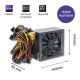 Qoltec Powerful ATX 1650W Power Supply | 80 Plus Platinum Qoltec Powerful ATX 1650W Power Supply | 80 Plus Platinum