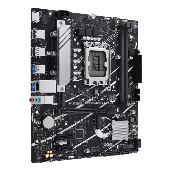 ASUS PRIME B760M-R D4 Intel B760 LGA 1700 micro ATX ASUS PRIME B760M-R D4 Intel B760 LGA 1700 micro ATX