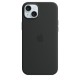 Apple iPhone 15 Plus Silicone Case with MagSafe - Black Apple iPhone 15 Plus Silicone Case with MagSafe - Black