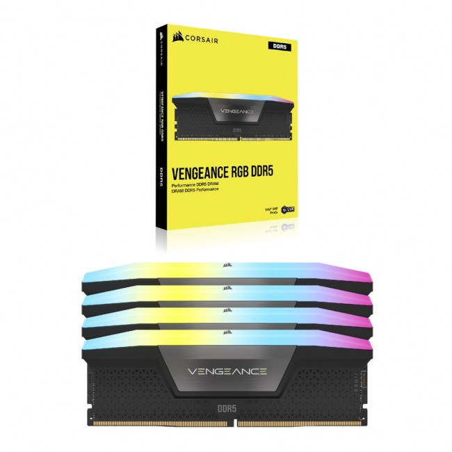 Corsair Vengeance RGB CMH192GX5M4B5200C38 memory module 192 GB 4 x 48 GB DDR5 5200 MHz Corsair Vengeance RGB CMH192GX5M4B5200C38 memory module 192 GB 4 x 48 GB DDR5 5200 MHz