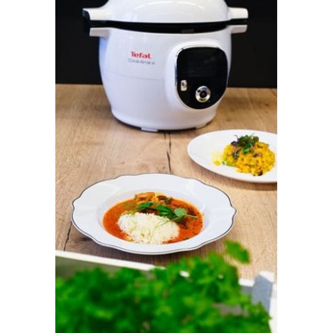 Tefal CY851130 multi cooker 6 L Chrome, White Tefal CY851130 multi cooker 6 L Chrome, White