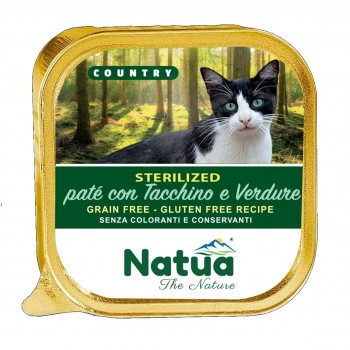 NATUA Country Sterilised Turkey with vegetables - wet cat food - 100g