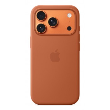 Apple iPhone 17 Pro Silicone Case with MagSafe Orange