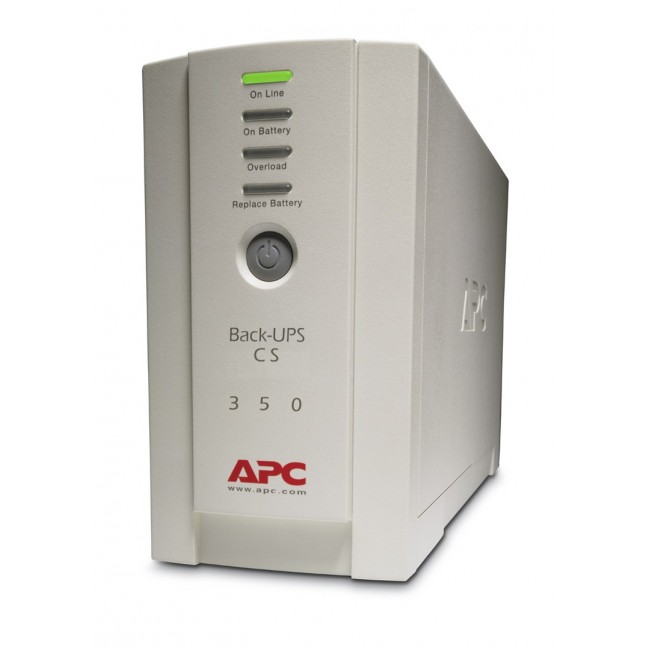 APC Back-UPS, 350VA/210W, Tower, 230V, 4x IEC C13 Outlets , User Replaceable Battery