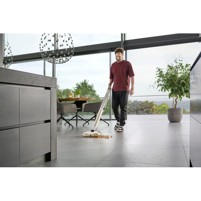 K rcher FC 8 Smart Signature Line Electric broom Battery Wet Bagless Silver, White, Yellow 2.85 Ah