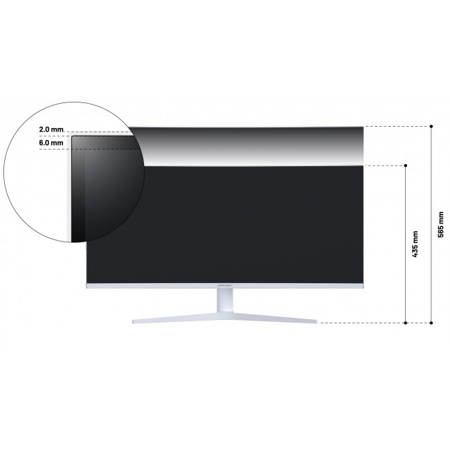 JAPANNEXT JN-IPS340UWQHD60C-C65W-HS-W computer monitor 86.4 cm (34