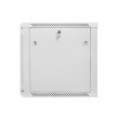 Lanberg wall-mounted installation rack cabinet 19'' 12U 600x600mm gray (glass door)