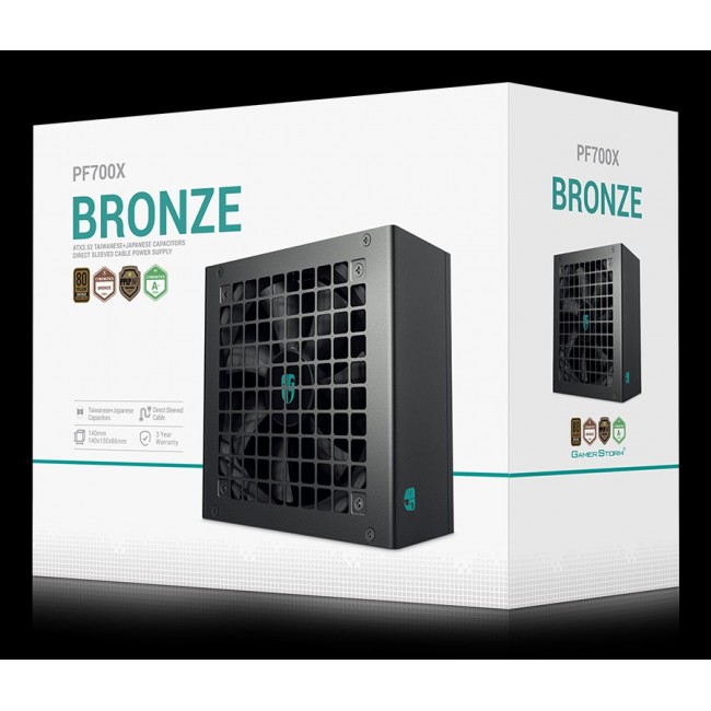 DeepCool PF700X power supply unit 700 W 20+4 pin ATX ATX Black