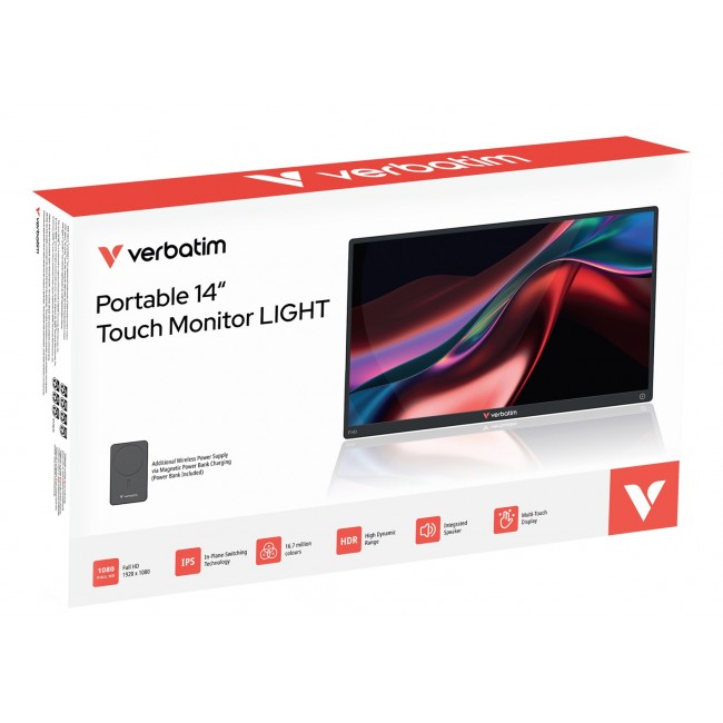 Verbatim Portable 14 FHD Touch Monitor