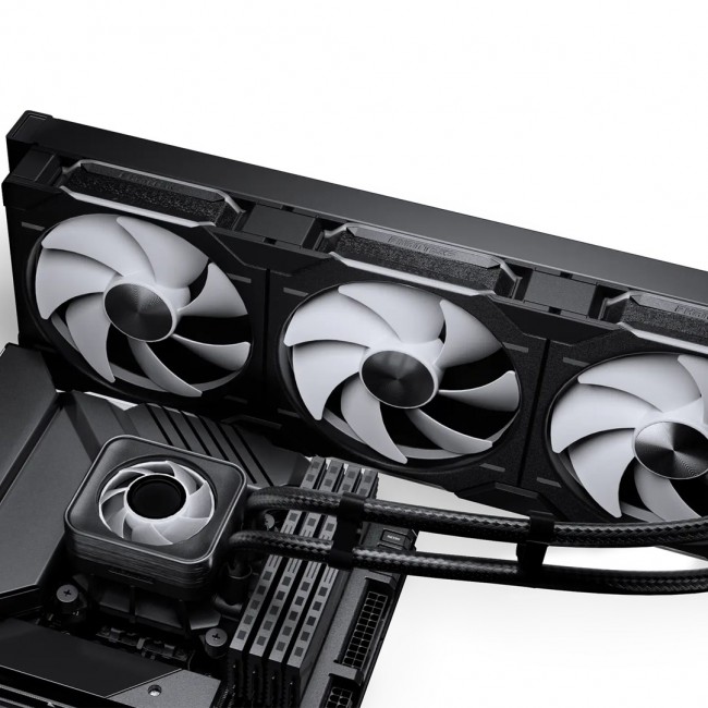 Phanteks Glacier One 420 D30 X2 Processor All-in-one liquid cooler 14 cm Black 2 pc(s)