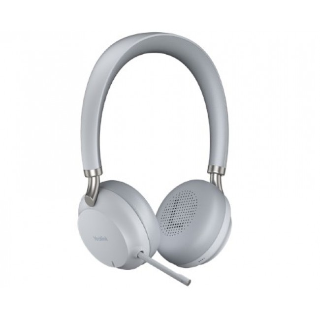 Yealink BH72 Headset Wired & Wireless Head-band Calls/Music USB Type-A Bluetooth Charging stand Light grey