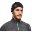 BUFF MERINO MIDWEIGHT BEANIE SOLID BLACK Cap.