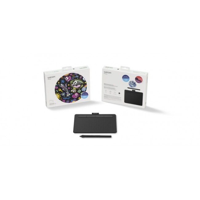Wacom Intuos S graphic tablet Black 2540 lpi 152 x 95 mm USB