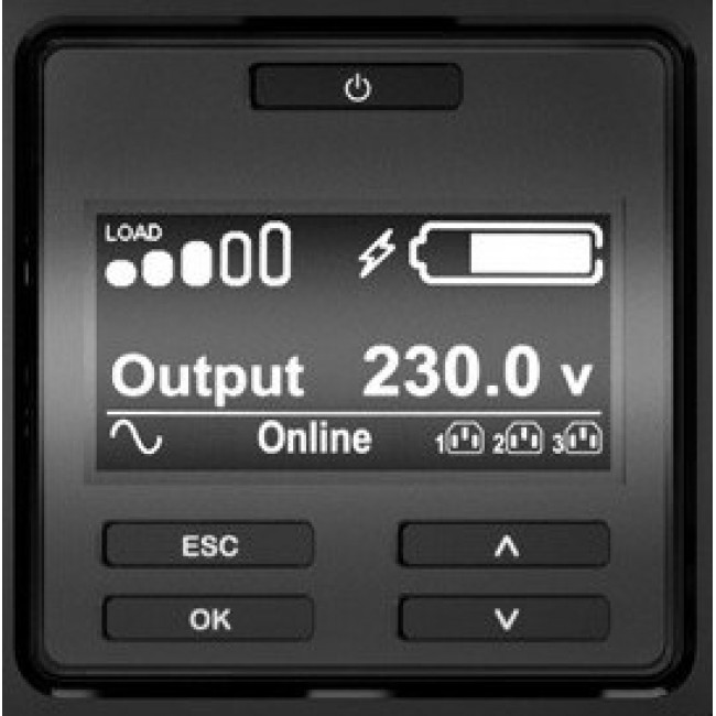 APC Smart-UPS On-Line SRT1000RMXLI-NC - 1kW/VA, 6x C13 output, rackmount, NMC