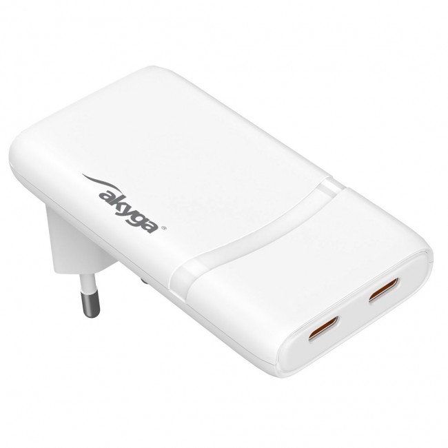 AKYGA charger 2 USB-C AK-CH-32