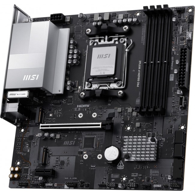 MSI PRO B840M-P WIFI6E motherboard AMD B840 Socket AM5 micro ATX MSI PRO B840M-P WIFI6E motherboard AMD B840 Socket AM5 micro ATX