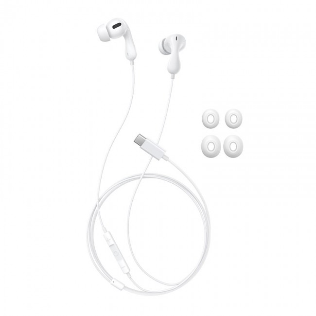 Baseus Encok CZ20 Headset Wired In-ear Calls/Music USB Type-C White Baseus Encok CZ20 Headset Wired In-ear Calls/Music USB Type-C White