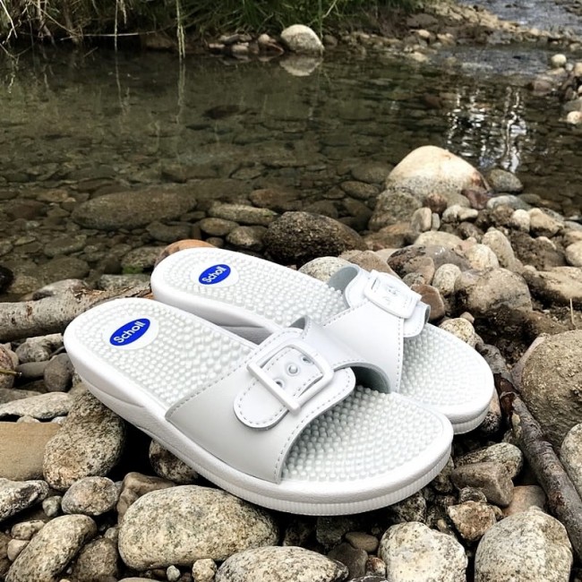 Women's flip-flops Scholl new massage WHITE 41 Women's flip-flops Scholl new massage WHITE 41