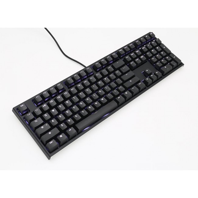 Ducky One 2 White LED keyboard Universal USB German Black, White Ducky One 2 White LED keyboard Universal USB German Black, White