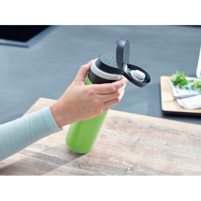 Leifheit 03277 travel mug 600 ml Black, Green Stainless steel