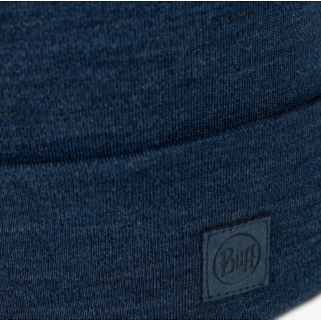 gorro BUFF MERINO HEAVYWEIGHT BEANIE SOLID NIGHT BLUE gorro BUFF MERINO HEAVYWEIGHT BEANIE SOLID NIGHT BLUE