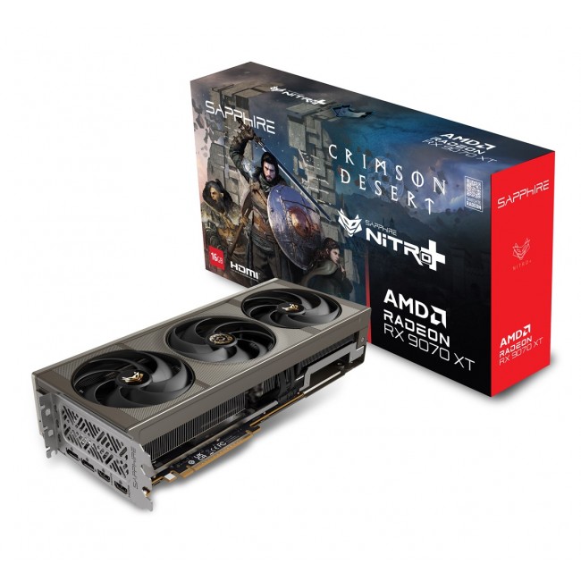 Sapphire NITRO+ AMD Radeon RX 9070 XT OC Crimson Desert Edition 16 GB GDDR6 Sapphire NITRO+ AMD Radeon RX 9070 XT OC Crimson Desert Edition 16 GB GDDR6