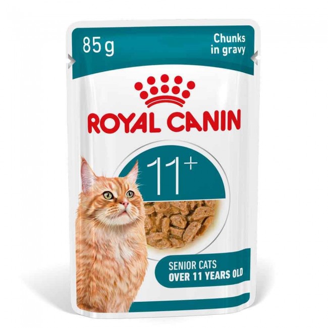 ROYAL CANIN Ageing 11+ Chunks in gravy - wet cat food - 12x85g