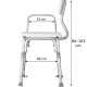 Bath bench with backrest ACTIONMED Bath bench with backrest ACTIONMED