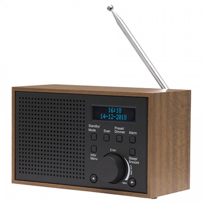Denver DAB-46DARK GREY radio Internet Analog & digital Black, Brown