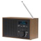 Denver DAB-46DARK GREY radio Internet Analog & digital Black, Brown