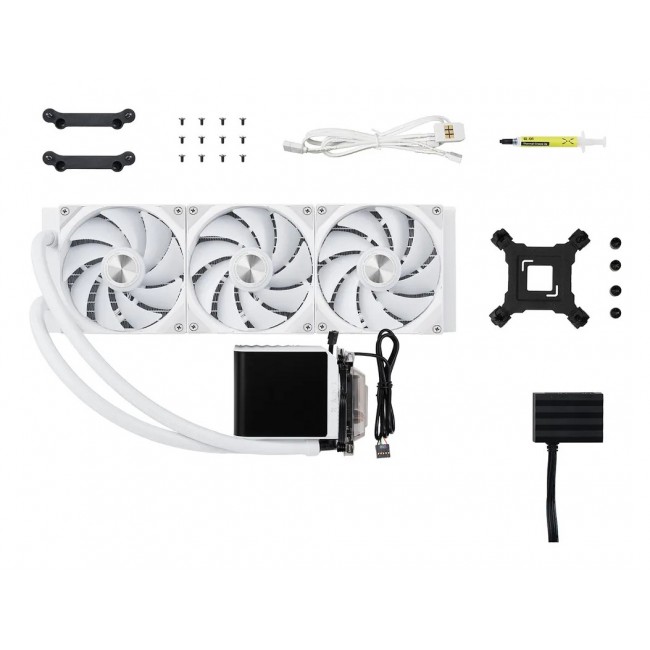 TRYX PANORAMA ARGB 360 Processor Liquid cooling kit 12 cm White 1 pc(s)