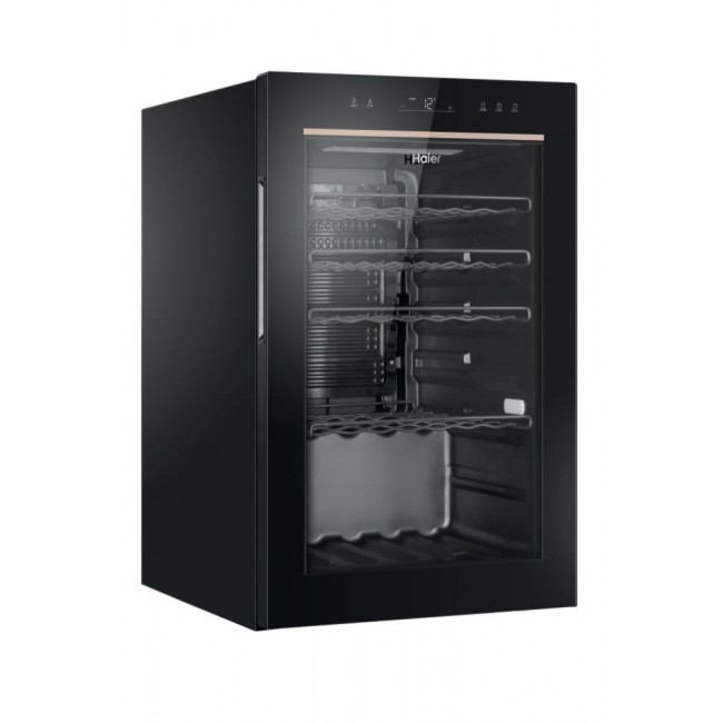 Haier Wine Bank 50 Serie 3 HWS49GAE Compressor wine cooler Freestanding Black 49 bottle(s)