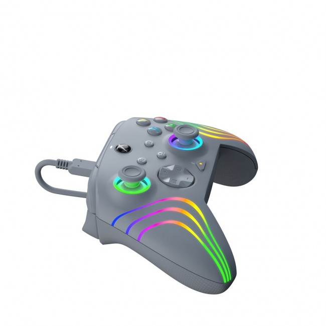 PDP Afterglow Wave Grey USB Gamepad Analogue / Digital PC, Xbox One, Xbox Series S, Xbox Series X