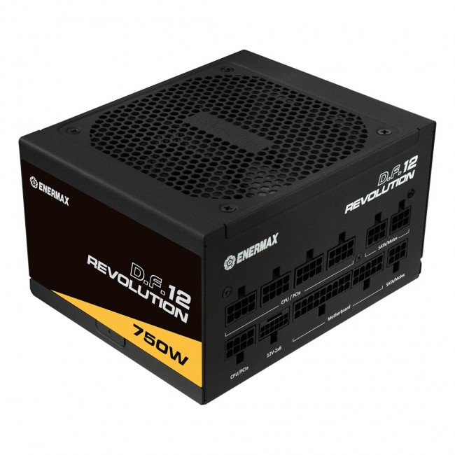 Enermax Revolution D.F.12 power supply unit 750 W 20+4 pin ATX ATX Black Enermax Revolution D.F.12 power supply unit 750 W 20+4 pin ATX ATX Black