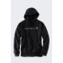 Bluza z kapturem Carhartt Marquette Logo Sweatshirt - black/gray rozmiar: m