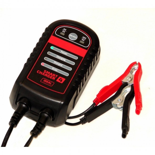 Charger SMART 4, 6/12V, 4A, AGM/Ca/GEL