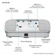 Epson EH-TW7100 Standard throw projector 3000 ANSI lumens 3LCD UHD 4K (3840x2160) 3D White