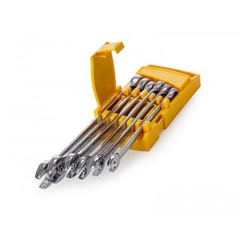 Set of 6 Chrome combination wrenches