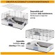 FERPLAST Modular 2 - cage for rabbit and domestic guinea pig - 109 x 72 x 56cm FERPLAST Modular 2 - cage for rabbit and domestic guinea pig - 109 x 72 x 56cm